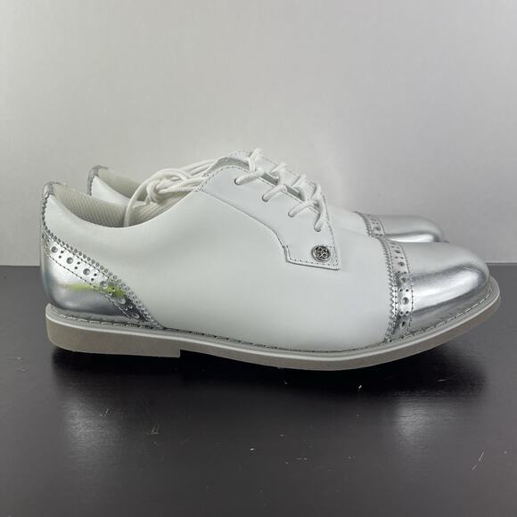 G/Fore Gallivanter Cap Toe Golf Shoes Womens Size 7.5 Snow G4LC20EF04 - Picture 5 of 15